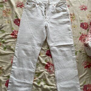 Levi's 501 ORIGINAL CROPPED WOMEN'S JEANS “28 X 26” Inseam actually 25"